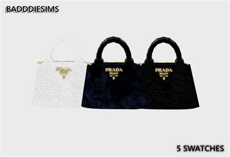 prada sims 4 cc|sims 4 shoulder purse cc.